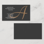 Carte de visite professionnel tendance Park Avenue (Devant / Derrière)