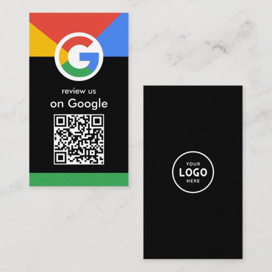Carte De Visite Professionnel Tendance Scannez pour évaluer le cod (Devant / Derrière)