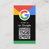 Carte De Visite Professionnel Tendance Scannez pour évaluer le cod (Devant)