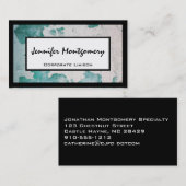 Carte de visite professionnel Texture industrielle (Devant / Derrière)