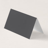Carte De Visite Professionnel Unique Classique Noir Blanc (Dos)