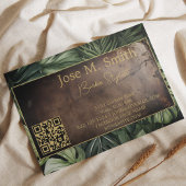 Carte De Visite Professionnel Unique Cuir Vert Élégant Vert