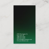 Carte de visite professionnel unique en couleur no (Dos)
