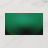 Carte de visite professionnel unique vert clair (Dos)