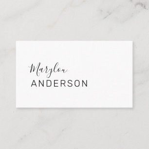 Carte De Visite Professionnel - UNISEX
