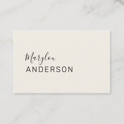 Carte De Visite Professionnel - UNISEX (Devant)
