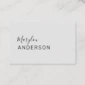 Carte De Visite Professionnel - UNISEX (Devant)