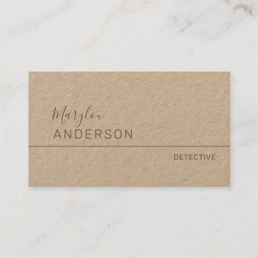 Carte De Visite Professionnel - UNISEX Premium (Devant)