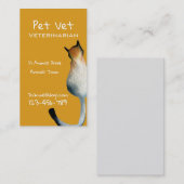 Carte de visite professionnel vétérinaire (Devant / Derrière)