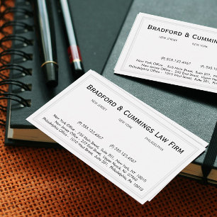 Carte De Visite Professionnel Vintage du bureau d'entreprise