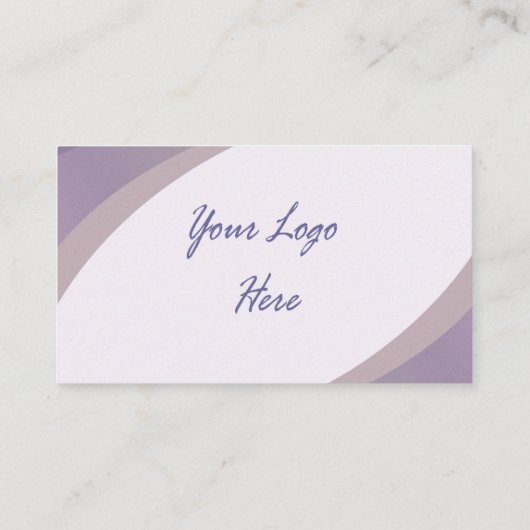 Carte de visite professionnel violet et bleu (Dos)