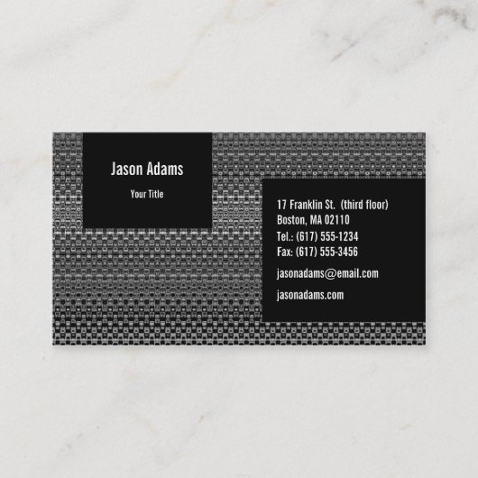 Carte de Visite Professionnelle (Devant)