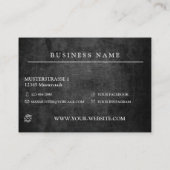 Carte de visite professionnelle (Dos)