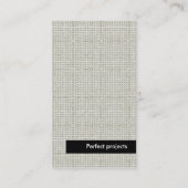 Carte de Visite Professionnelle (Dos)