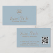 Carte de visite professionnelle avec code QR pour (Devant / Derrière)