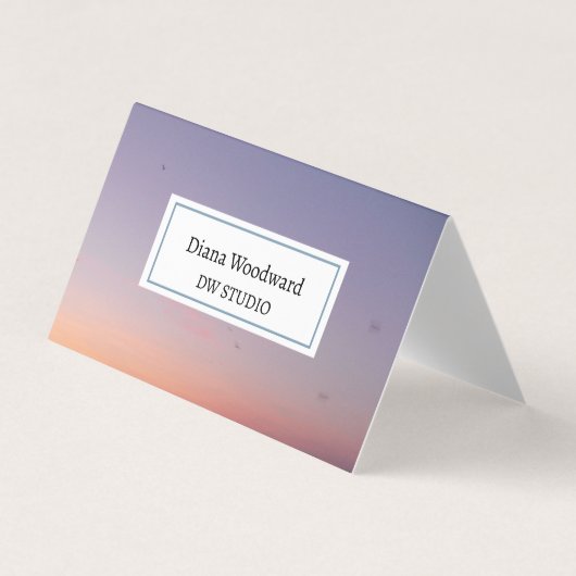 Carte de visite professionnelle avec fond photo mo (Devant)