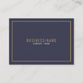 Carte de visite professionnelle avec icônes bleues (Dos)