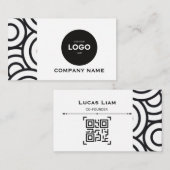 Carte de visite professionnelle avec logo d'entrep (Devant / Derrière)
