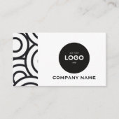 Carte de visite professionnelle avec logo d'entrep (Devant)
