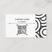 Carte de visite professionnelle avec logo d'entrep (Dos)