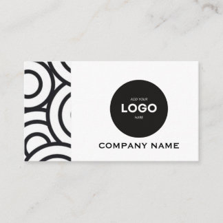 Carte de visite professionnelle avec logo d'entrep