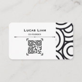 Carte de visite professionnelle avec logo d'entrep (Dos)