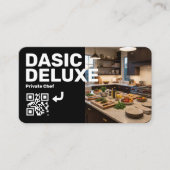 Carte de visite professionnelle avec logo et code (Devant)