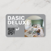 Carte de visite professionnelle avec logo et code (Devant)