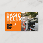 Carte de visite professionnelle avec logo et code (Devant)