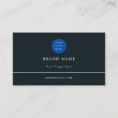 Carte de visite professionnelle avec logo minimali (Dos)