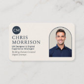 Carte de visite professionnelle avec QR Code et ph (Devant)