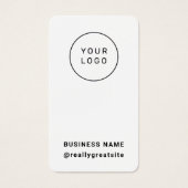 Carte de visite professionnelle avec QR code pour  (Devant)