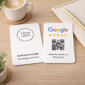 Carte de visite professionnelle avec QR code pour 