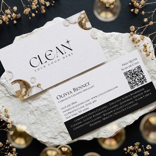 Carte de visite professionnelle avec QR Code pour 