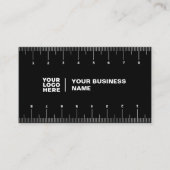 Carte de visite professionnelle avec règle (cm) (Devant)