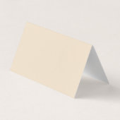 Carte de visite professionnelle beige avec dégradé (Dos)