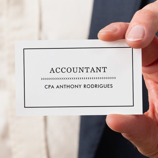 Carte de visite professionnelle blanche moderne po