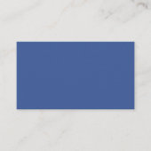 Carte de visite professionnelle bleue d'entreprise (Devant)