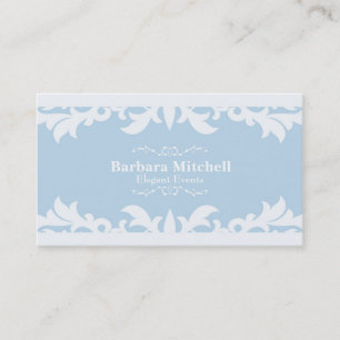 Carte de visite professionnelle Blue Chic d'Elegan