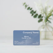 Carte de visite professionnelle Blue Horizon (Debout devant)