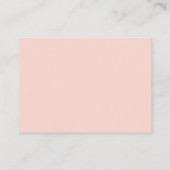 Carte de visite professionnelle Blush pour agent i (Dos)