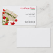 Carte de visite professionnelle, camping (Devant / Derrière)