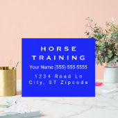 Carte de visite professionnelle Cheval Royal (Mariage)