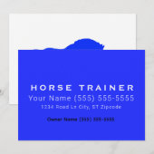 Carte de visite professionnelle Cheval Royal (Devant / Derrière)