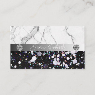 Carte de visite professionnelle Coach Diamant Noir