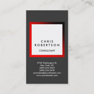 Carte de visite professionnelle consultant à rayur