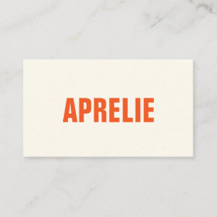 Carte de visite professionnelle créative moderne o