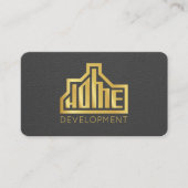 Carte de visite professionnelle d'agent immobilier (Devant)