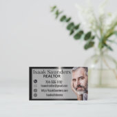 Carte de visite professionnelle d'agent immobilier (Debout devant)