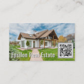 Carte de visite professionnelle d'agent immobilier (Dos)